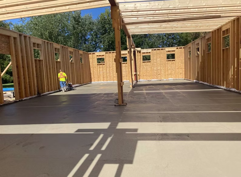 Concrete pad in Aurora