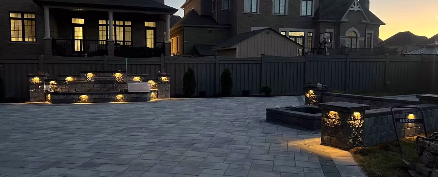Interlock patio in Richmond Hill